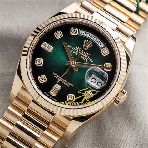 rolex oro verde|Reloj Rolex Day.